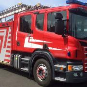 Shropshire Fire and Rescue Service truck.