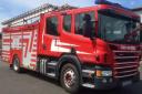 Library image of an engine from Shropshire Fire and Rescue Service