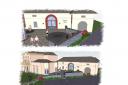 Artists rendering of the proposed Machynlleth Community Centre entrance.