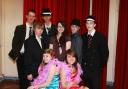 Some of the cast members from a production of Bugsy Malone by pupils from Lakelands, Ellesmere, pictured, back, from left - Oliver Chetta, Ryan Flaherty, Billy Husbands, Bethany Jones, Nick Machin, James Beddoe, front - Anastasia Kudryshaova, Tanyth