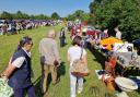 A summer turn-out at one of Rotary’s popular car boot sales.