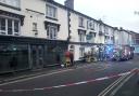 Firefighters have been called to the Black Lion Pub in Ellesmere