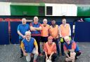 The Whitchurch walking footballers.