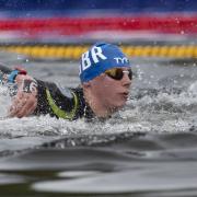 Great Britain's Hector Pardoe in the Men's 5km Open Water during day seven of the 2018 European Championships at Loch Lomond, Stirling..