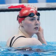Freya Anderson claimed a bronze medal in the women's 100m freestyle European final in Romania today. PA.