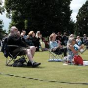 The garden party at Ellesmere Bowling Club.