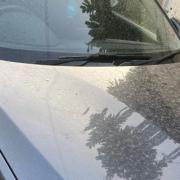People woke up to find their cars covered in dust this morning.