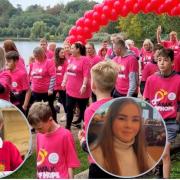 Main image of the Walk of Hope in Ellesmere / Insets of Aaron Wharton and Ella McCreadie.