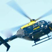 Police helicopter chase leads to two being arrested near Ellesmere