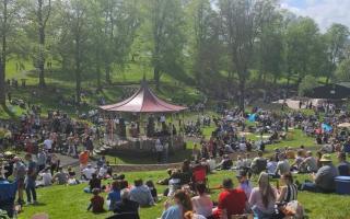 Plenty of people gathered in Jubilee Park to celebrate the coronation of King Charles.