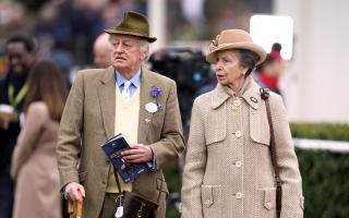 Princess Anne (right), seen here at Cheltenham on Wednesday, is coming to Ellesmere.