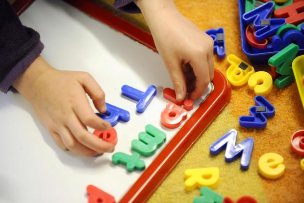 Embargoed to 0001 Monday August 26..File photo dated 08/02/12 of a child playing. Nursery workers say imaginary friends are becoming less common, with too much screen time affecting children's imaginations. PRESS ASSOCIATION Photo. Issue date: Monday