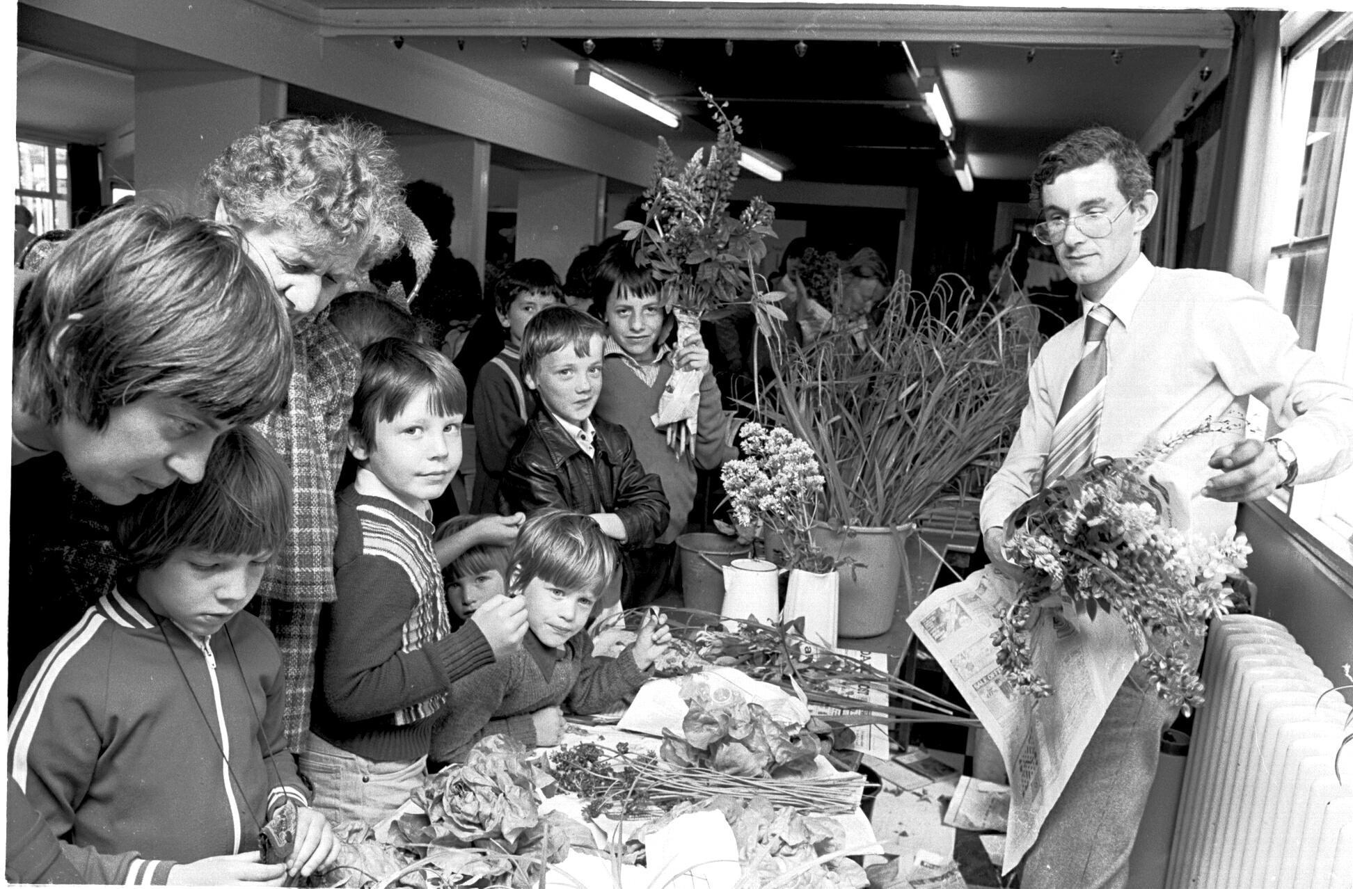 A rumage sale in St Martins in 1980.