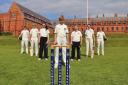 Young cricketers in Ellesmere College
