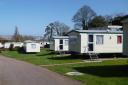 Stock image of static caravans on a holiday park