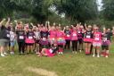 Wem and Whitchurch Slimming World Group members at Shrewsbury Race for Life.