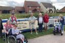 The group in Ellesmere ready for their day out on the Shropshire Lady on Ellesmere canal