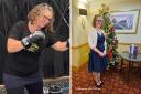 Emma Blencowe beofre her Slimming World journey and now.