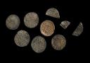 The coins were part of a treasure hoard found in North Wales, including Bronington.