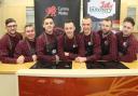 The Craft Butchery Team Wales, Tom Jones, Liam Lewis, Matthew Edwards, Peter Rushforth, Ben Roberts, Dan Raftery and Craig Holly.