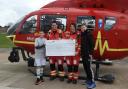 The chase family have raised money for Midlands Air Ambulance for many years.
