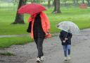 The Met Office is warning of heavy rain in Powys on Thursday (May 16)