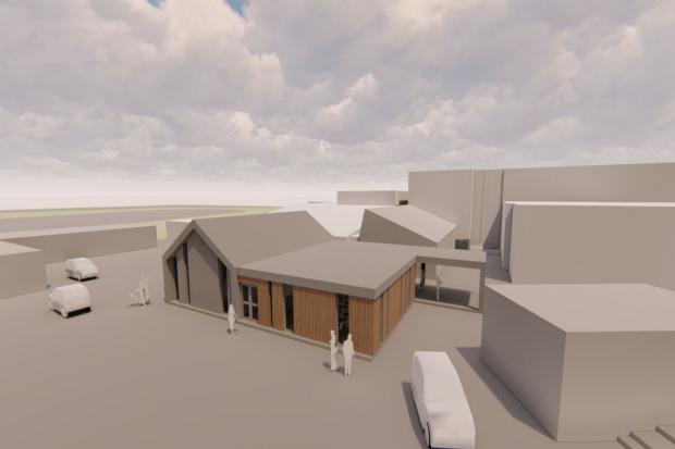 How the new \'learning barn\' could look. Pic: Corstorphine & Wright Architects.