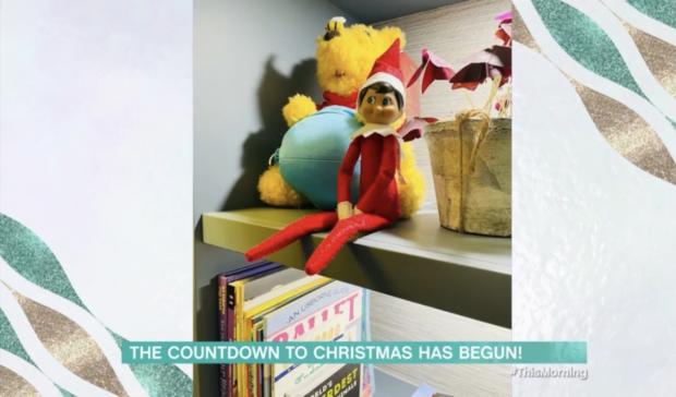 Whitchurch Herald: Holly Willoughby's Elf On A Shelf. Credit: ITV/ Holly Willoughby