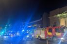 Five fire engines, including the aerial appliance, were called out to Boujee Chester on Wednesday night.