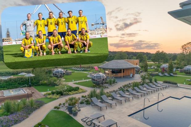 The Sweden women's football team will be based at Carden Park Estate for this summer's tournament.
