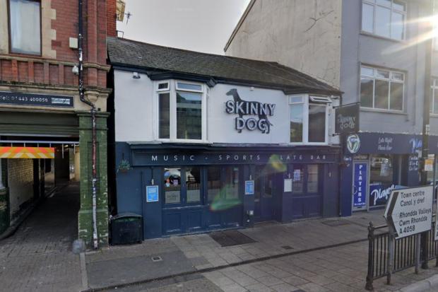Street view image of the Skinny Dog public house in Broadway, Pontypridd. Picture: Google