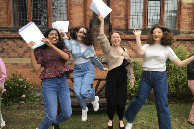 The Queen's School praised students for an 'oustanding' set of A-Level results.