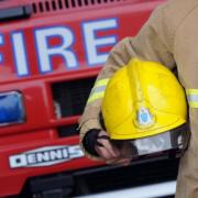 Fire services from Whitchurch and Cheshire respond to B5395 road collision
