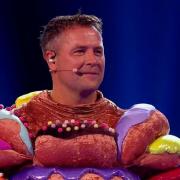 Michael Owen on The Masked Singer. (Pic: ITV)