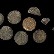 The coins were part of a treasure hoard found in North Wales, including Bronington.