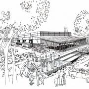 A concept drawing showing how the centre could look. Pic: Shropshire Council.