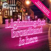 Lightning fast broadband is here