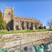 St Oswald's Church in Malpas is likely to have its repair work completed by the end of March.