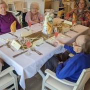 Residents were able to enjoy gourmet food.