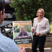 Helen Morgan MP on her tour last year