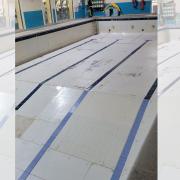 Wem's swimming pool is being refurbished.