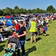 Sellers sold and buyers bought at Rotary’s June car boot sale.