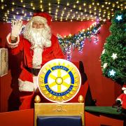 Whitchurch Rotary Club's Father Christmas is ready to go for December.