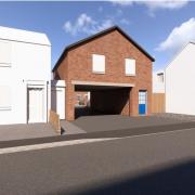 Design visualisation for a new housing development on Aston Street, Wem, which has been approved by Shropshire Council.