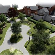A 3D rendering of a proposed redevelopment of Grade II listed Dodington Lodge, Whitchurch (Planning statement)