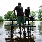 The area has been hit by heavy rainfall (Houston Chronicle via AP)