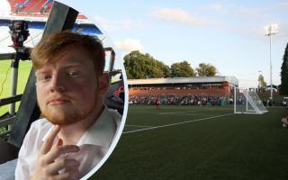 Kieran Davies (inset) will be playuign his charity match at the home of TNS.