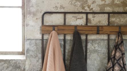 Giro Industrial Coat Stand with Shelf, £205, Cuckooland.com